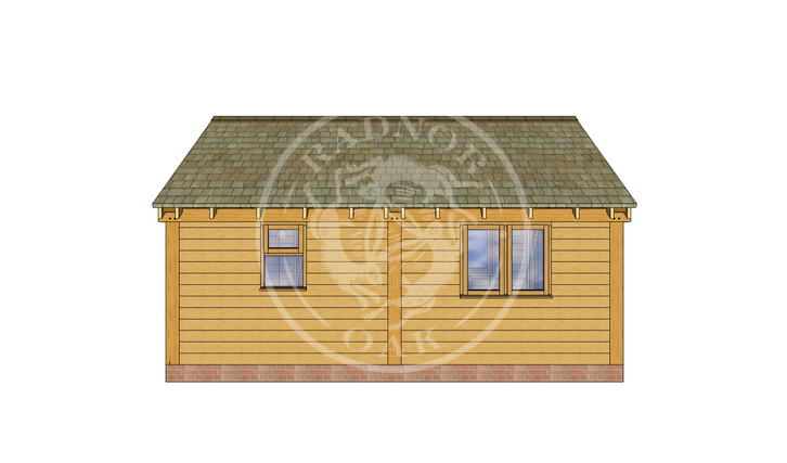 Oak Framed Summerhouse | Radnor Oak | SHL008 | MAIN IMAGE