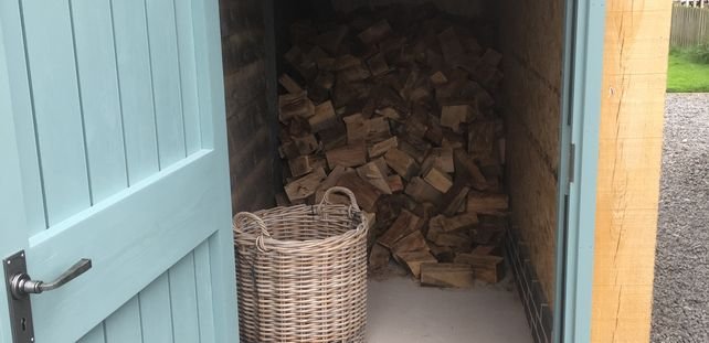 large firewood store