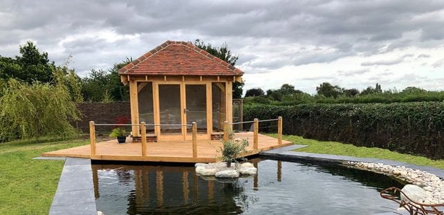 oak building and decking