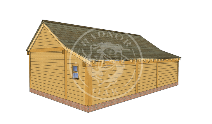 Oak Framed Annexe | Radnor Oak | ANX-KI3001 | Main Image
