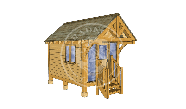 Oak Framed Summerhouse | Radnor Oak | GC001 | LHE