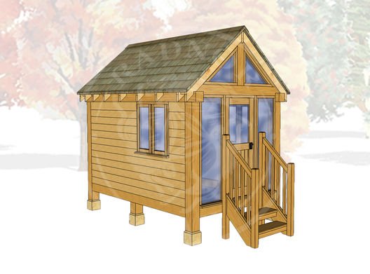 Oak Framed Summerhouse | Radnor Oak | GC002 | MAIN IMAGE