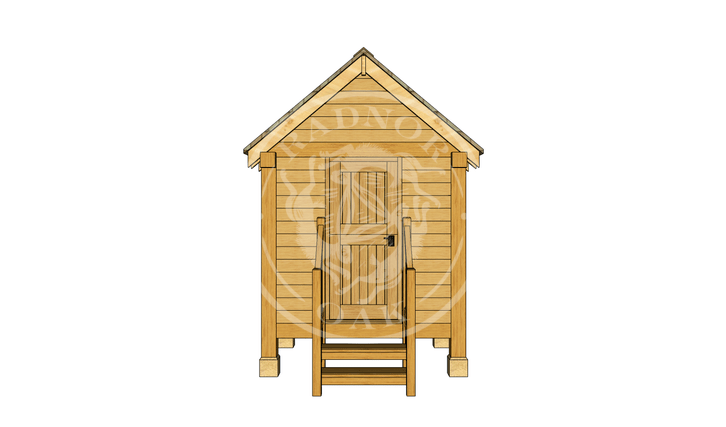 Oak Framed Summerhouse | Radnor Oak | GC003 | FRONT