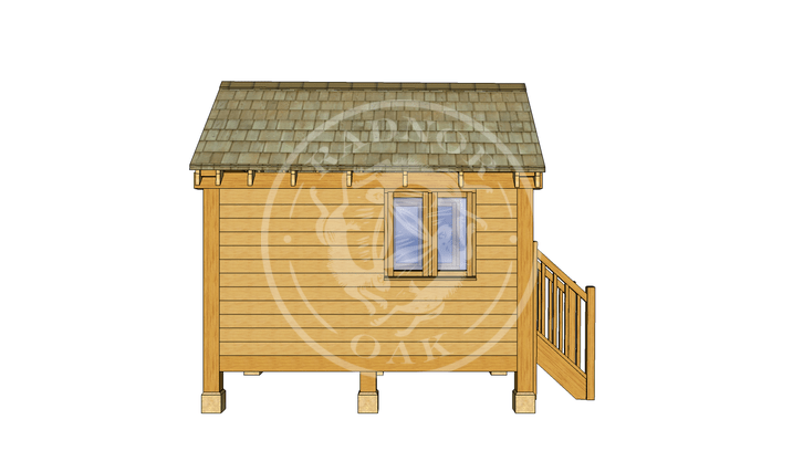 Oak Framed Summerhouse | Radnor Oak | GC003 | LEFT