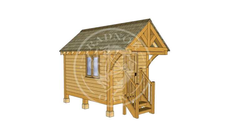Oak Framed Summerhouse | Radnor Oak | GC004 | LHE