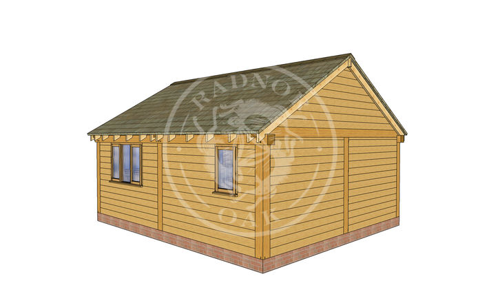 Oak Framed Summer House | Radnor Oak | SHL004 | Main Image