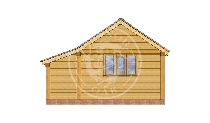 Oak Framed Summerhouse | Radnor Oak | SHL005 | MAIN IMAGE