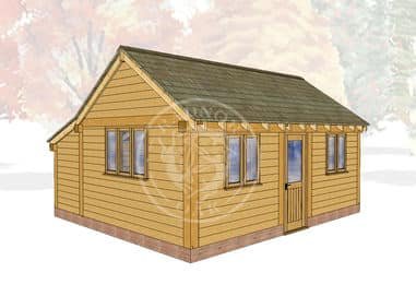 Oak Framed Summerhouse | Radnor Oak | SHL005 | MAIN IMAGE