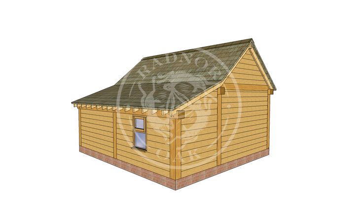 Oak Framed Summerhouse | Radnor Oak | SHL006 | MAIN IMAGE