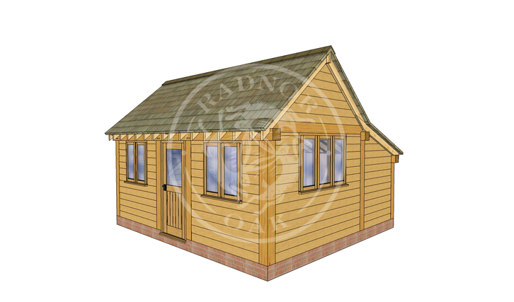 Oak Framed Summerhouse | Radnor Oak | SHL006 | MAIN IMAGE