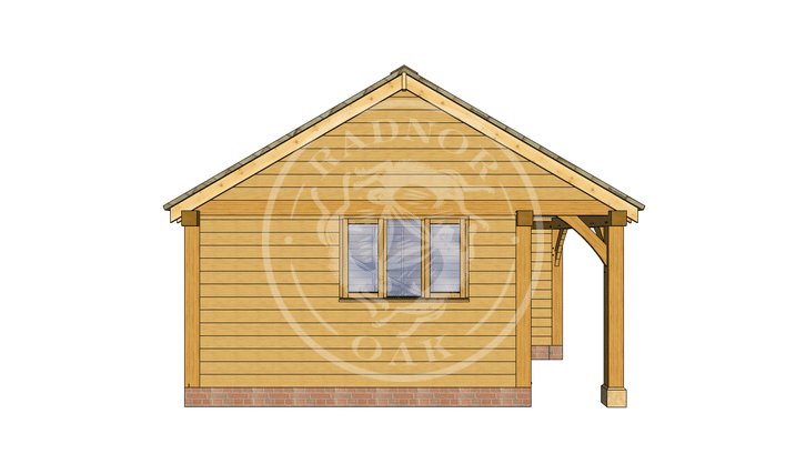 Oak Framed Summerhouse | Radnor Oak | SHL007 | MAIN IMAGE