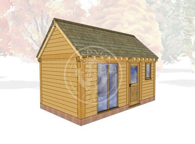 Oak Framed Summer House | Radnor Oak | SHM004 | Main Image
