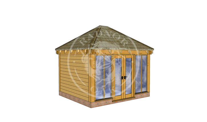 Oak Framed Summerhouse | Radnor Oak | SHS001 | LHE
