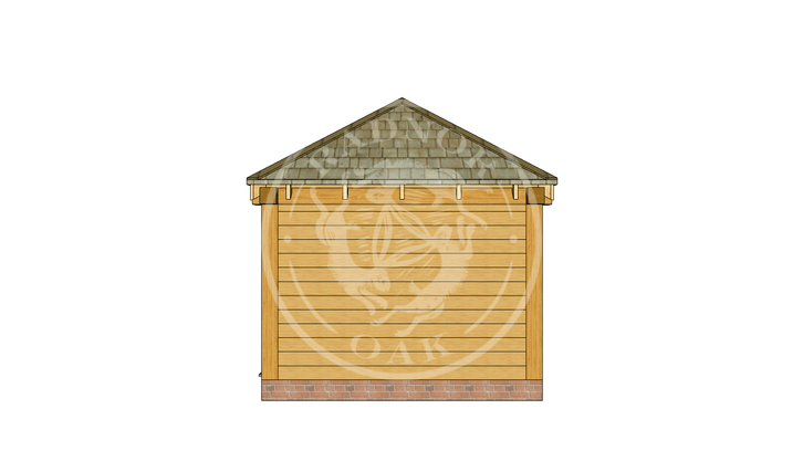 Oak Framed Summerhouse | Radnor Oak | SHS001 | RIGHT