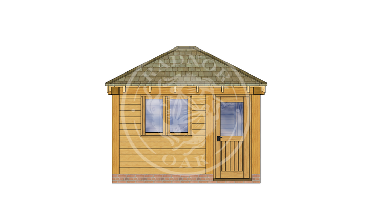 Oak Framed Summerhouse | Radnor Oak | SHS002 | Main Image