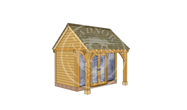Oak Framed Summer House | Radnor Oak | SHS005 | Main Image