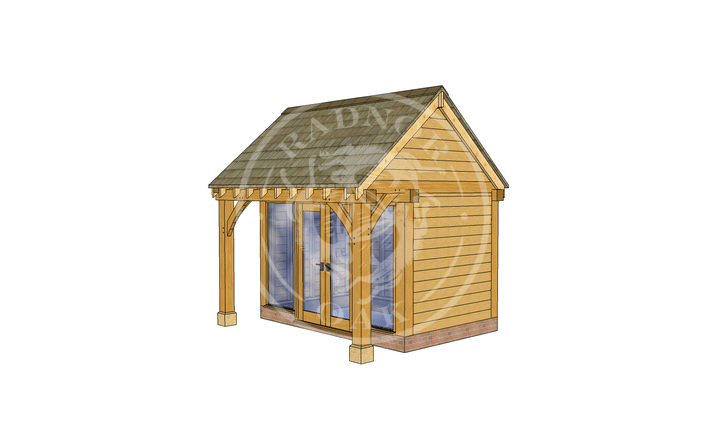Oak Framed Summer House | Radnor Oak | SHS005 | Main Image