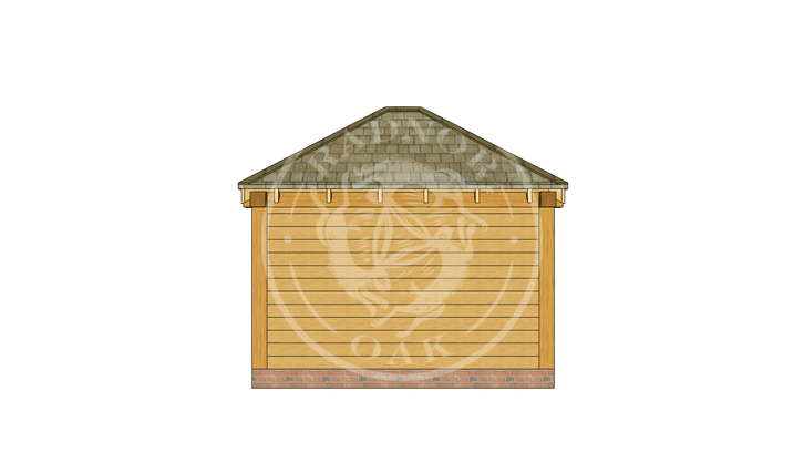 Oak Framed Summer House | Radnor Oak | SHS006 | Main Image
