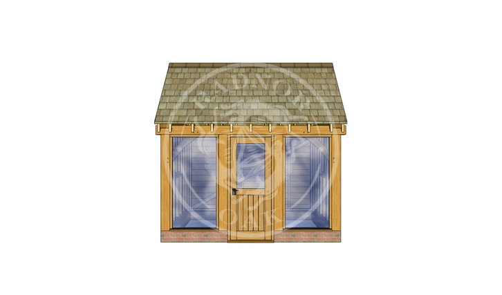 Oak Framed Summer House | Radnor Oak | SHS007 | Main Image