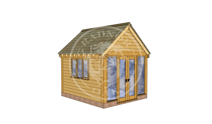 Oak Framed Summer House | Radnor Oak | SHS008 | Main Image