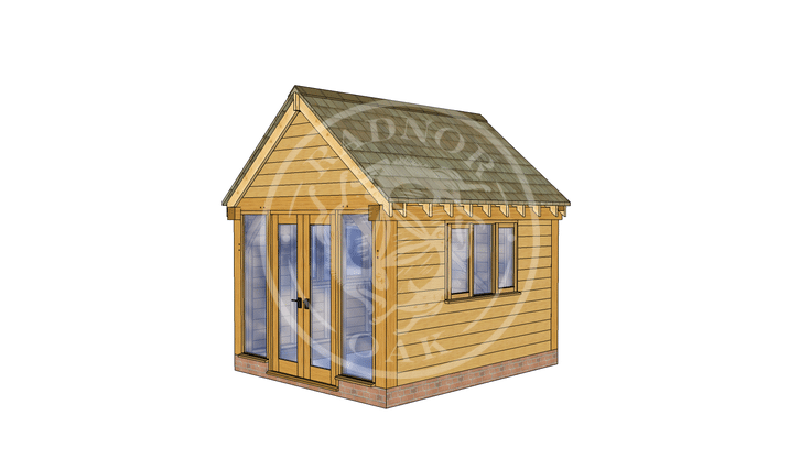 Oak Framed Summer House | Radnor Oak | SHS008 | Main Image